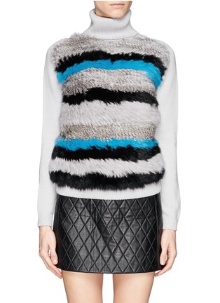 Main View - Click To Enlarge - OPENING CEREMONY - 'Heather' Striped Turtleneck Sweater