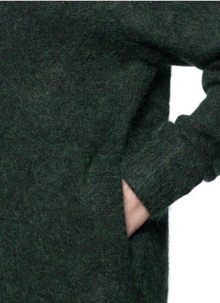 Detail View - Click To Enlarge - ACNE STUDIOS - 'Raya short DK' mohair-wool cocoon cardigan