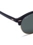 Detail View - Click To Enlarge - RAY-BAN - 'Clubround' acetate browline sunglasses
