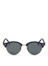 Main View - Click To Enlarge - RAY-BAN - 'Clubround' acetate browline sunglasses