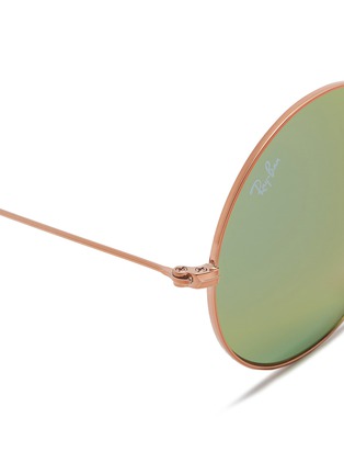 Detail View - Click To Enlarge - RAY-BAN - 'Ja-Jo' metal round mirror sunglasses