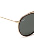 Detail View - Click To Enlarge - RAY-BAN - 'Round Double Bridge' metal sunglasses