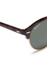 Detail View - Click To Enlarge - RAY-BAN - 'Clubround' tortoiseshell acetate browline sunglasses