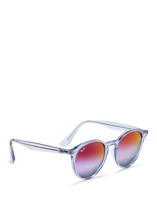 Figure View - Click To Enlarge - RAY-BAN - RB2180 clear plastic gradient mirror sunglasses