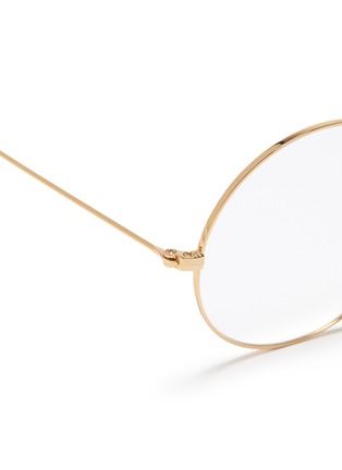 Detail View - Click To Enlarge - RAY-BAN - 'Ja-Jo' metal round optical glasses