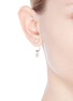 Figure View - Click To Enlarge - DELFINA DELETTREZ - ABC Micro Eye Piercing' freshwater pearl 18k yellow gold single earring – R