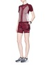 Figure View - Click To Enlarge - ADIDAS BY STELLA MCCARTNEY - 'Run 2-in-1' layered drawstring running shorts