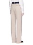 Back View - Click To Enlarge - VICTORIA BECKHAM - Foldover front relaxed linen pants