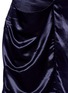Detail View - Click To Enlarge - VICTORIA BECKHAM - Draped pocket sateen midi dress