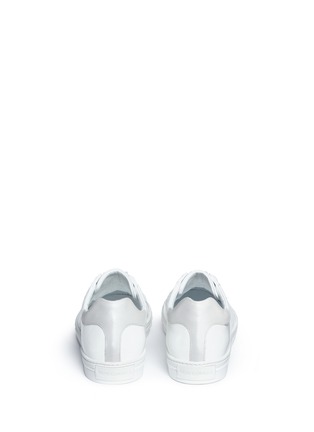 Back View - Click To Enlarge - RENÉ CAOVILLA - Strass toe cap patent leather sneakers
