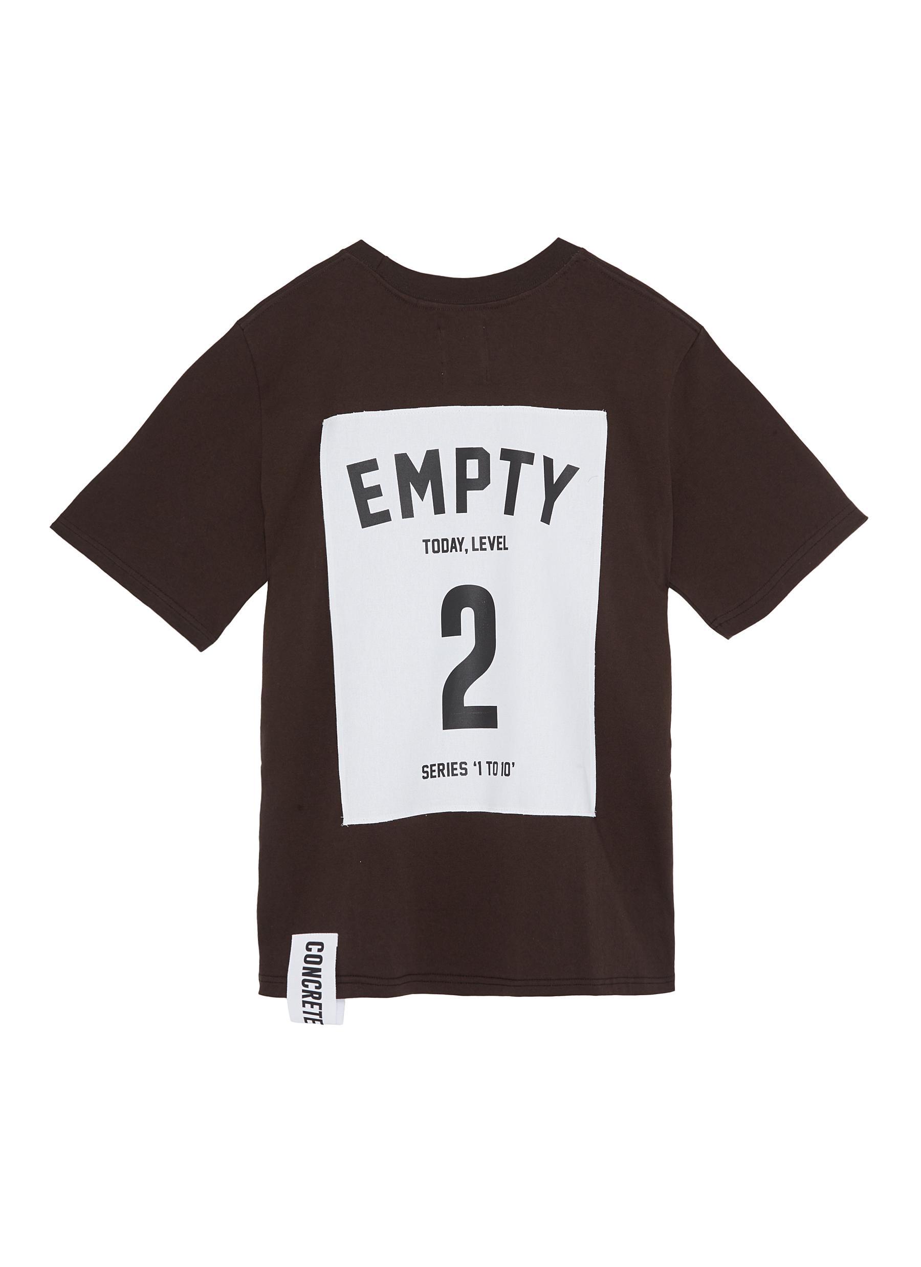 Series 1 to 10 oversized unisex T-shirt - 2 Empty by Studio Concrete