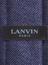 Detail View - Click To Enlarge - LANVIN - Stripe embroidered silk tie