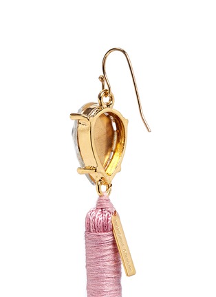 Detail View - Click To Enlarge - MIGNONNE GAVIGAN - 'Josie' glass crystal tassel earrings