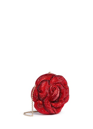 Figure View - Click To Enlarge - JUDITH LEIBER - 'New Rose' crystal pavé minaudière