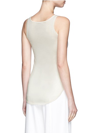 Back View - Click To Enlarge - CRUSH COLLECTION - Fine cashmere tank top