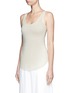 Front View - Click To Enlarge - CRUSH COLLECTION - Fine cashmere tank top
