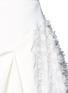 Detail View - Click To Enlarge - MATICEVSKI - 'Willow' cutout ruffle bandeau fil coupé strapless gown