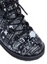 Detail View - Click To Enlarge - AKID - 'Jasper' Egyptian doodle print leather toddler sneaker