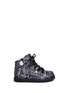 Main View - Click To Enlarge - AKID - 'Jasper' Egyptian doodle print leather toddler sneaker