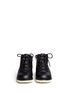 Figure View - Click To Enlarge - AKID - 'Jasper' leather toddler boots