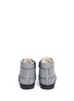 Back View - Click To Enlarge - AKID - 'Atticus' chevron stripe print leather toddler boots
