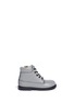 Main View - Click To Enlarge - AKID - 'Atticus' chevron stripe print leather toddler boots