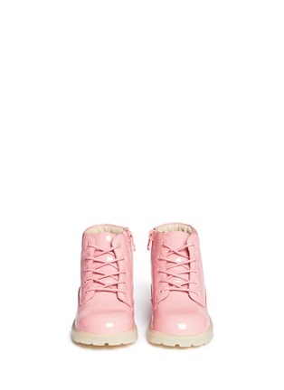 Figure View - Click To Enlarge - AKID - 'Atticus' patent leather toddler boots
