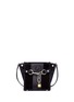 Main View - Click To Enlarge - ALEXANDER WANG - 'Attica' mini suede and leather chain satchel