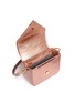  - ALEXANDER WANG - 'Prisma' mini metallic leather envelope sling bag