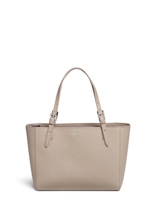 Main View - Click To Enlarge - TORY BURCH - 'York' small saffiano leather tote