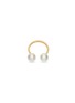 Main View - Click To Enlarge - SOPHIE BILLE BRAHE - 'Emma Deux' Akoya pearl 14k gold single ear cuff