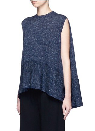 Front View - Click To Enlarge - CO - Wool blend sleeveless cape sweater