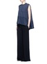 Figure View - Click To Enlarge - CO - Wool blend sleeveless cape sweater