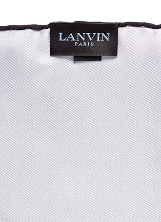 Detail View - Click To Enlarge - LANVIN - Colourblock silk twill pocket square