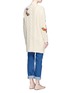 Back View - Click To Enlarge - VALENTINO GARAVANI - Embroidered butterfly cable knit cardigan