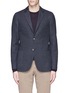 Main View - Click To Enlarge - BOGLIOLI - 'Casati' slim fit wool-cotton jersey soft blazer