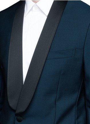 Detail View - Click To Enlarge - BOGLIOLI - 'Sforza' satin trim wool-Mohair tuxedo suit