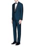 Figure View - Click To Enlarge - BOGLIOLI - 'Sforza' satin trim wool-Mohair tuxedo suit