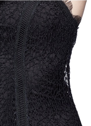 Detail View - Click To Enlarge - 72723 - Web lace camisole midi dress