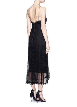 Back View - Click To Enlarge - 72723 - Web lace camisole midi dress