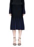 Main View - Click To Enlarge - 72723 - Pleat effect Milano knit skirt