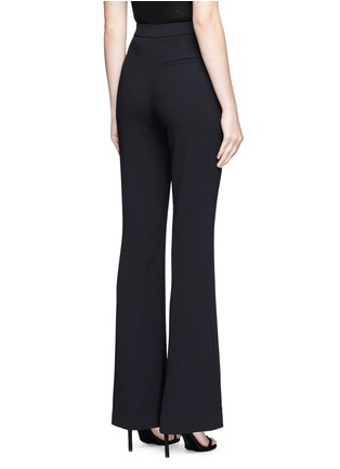 Back View - Click To Enlarge - 72723 - Split cuff crepe flared pants