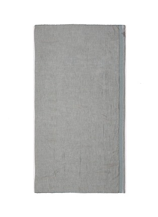 Main View - Click To Enlarge - FRANCO FERRARI - 'Varma' stripe double layer gauze scarf