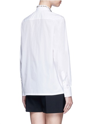 Back View - Click To Enlarge - VALENTINO GARAVANI - 'Rockstud Untitled 05' poplin shirt