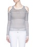 Main View - Click To Enlarge - RAG & BONE - 'Brenna' gradient stripe cutout shoulder sweater