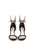 Front View - Click To Enlarge - SOPHIA WEBSTER - 'Evangeline' 3D angel wing appliqué suede sandals
