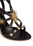 Detail View - Click To Enlarge - FAUSTO PUGLISI - Metal stud caged leather sandals