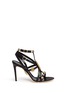 Main View - Click To Enlarge - FAUSTO PUGLISI - Metal stud caged leather sandals