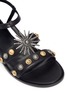 Detail View - Click To Enlarge - FAUSTO PUGLISI - Metal stud leather sandals