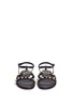 Front View - Click To Enlarge - FAUSTO PUGLISI - Metal stud leather sandals